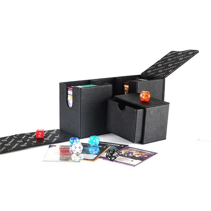 Magnetic Closure Pu Leather Deck Box 3