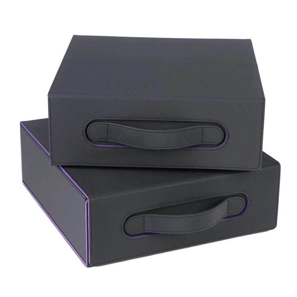 Leather Dividers Deck Box